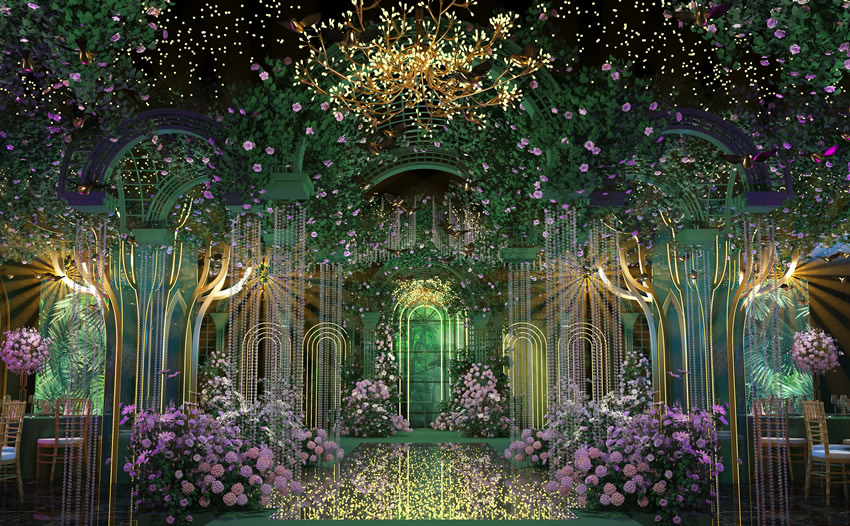 达日奇妙森林婚礼堂效果展示